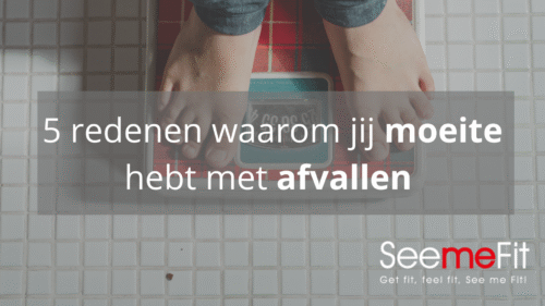 Moeite met afvallen